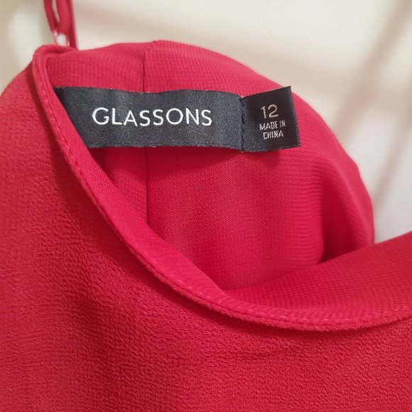 Glassons Red Jumpsuit - Picture 3 of 5